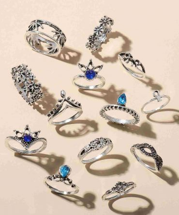 Anillos Estrás - 13 Piezas (swring18210128970)