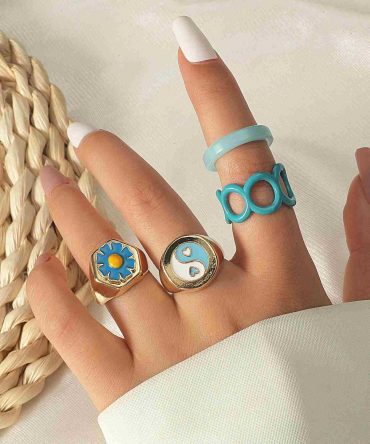 Anillos Yin & Yang - 4 Piezas (sw2107071752258308)