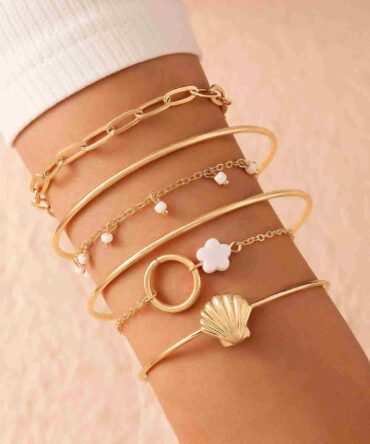 Pulseras decorativas de concha - 6 Piezas (rj2203250045037888)