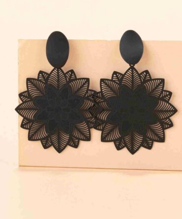 Zarcillos largos con abertura flor (sw2107150305050153)