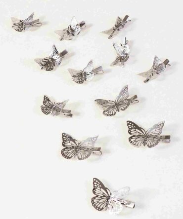 Gancho con diseño de mariposa - 6 Piezas (swhairac18200612730)