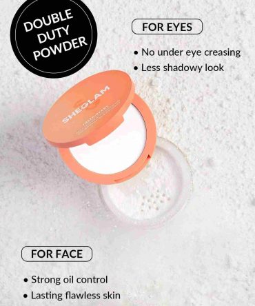 SHEGLAM Insta-ready Polvo fijador para cara y ojeras Duo-Translucent (sbbeauty31210611773)