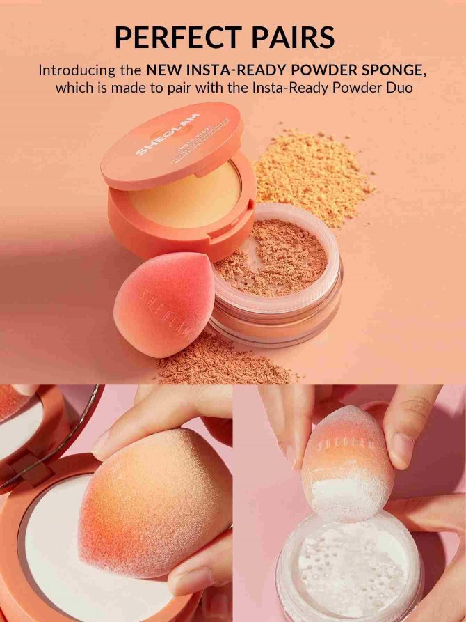 SHEGLAM Insta-ready Polvo fijador para cara y ojeras Duo-Translucent (sbbeauty31210611773) - Imagen 11