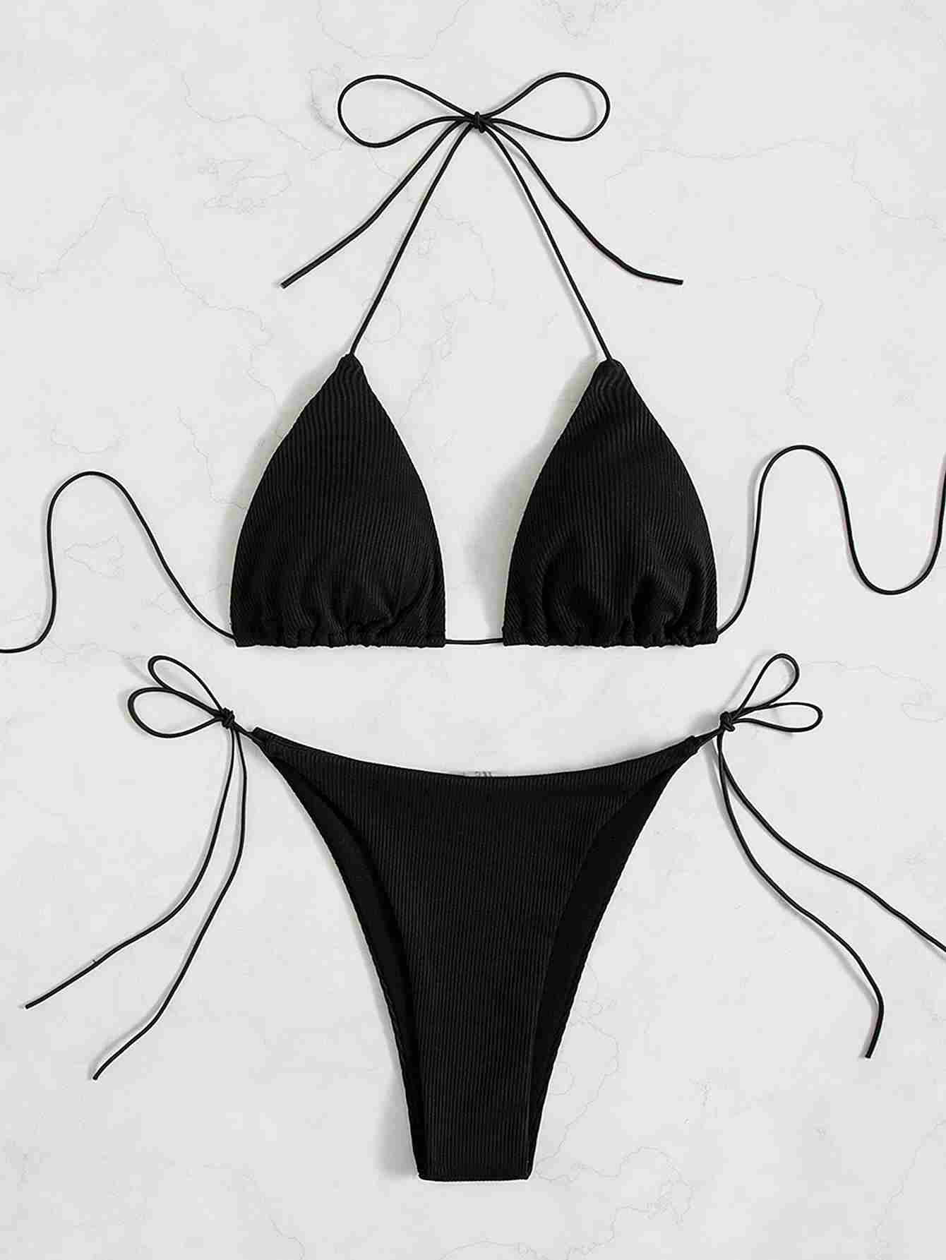 Traje de baño triángulo halter (sw2112287604460599) - Imagen 3