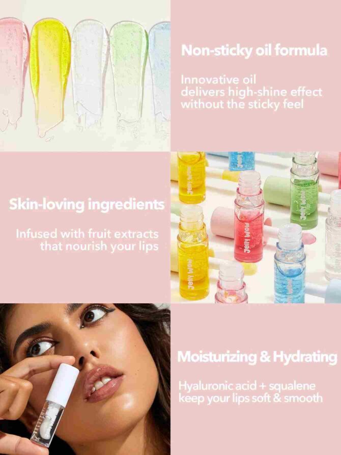 SHEGLAM - Jelly Wow AceIte Labial Hidratante - Berry Involved (sb2107236520210100) - Imagen 7
