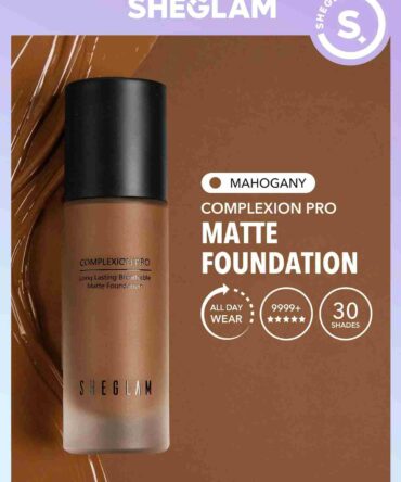 SHEGLAM Complexion Pro base de maquillaje mate transpirable de larga duración - Mahogany (sbbeauty03200930831)