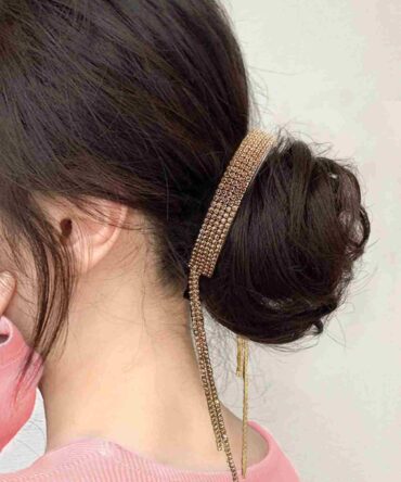 Horquilla con diseño de diamante de imitación (sc2109050872001022)