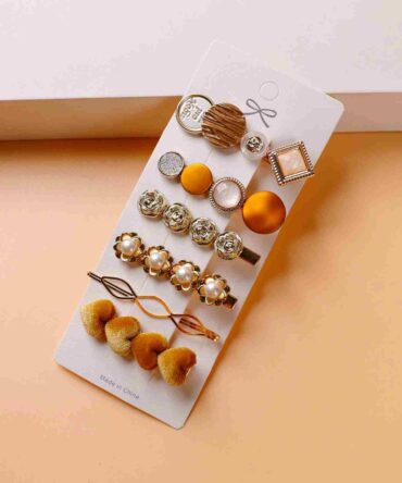 Horquilla con corazón con diseño redondo - 6 Piezas (sc2201067552285064)