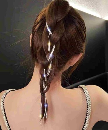 Horquilla con diseño de diamante de imitación - 2 Piezas (sc2205084961662165)