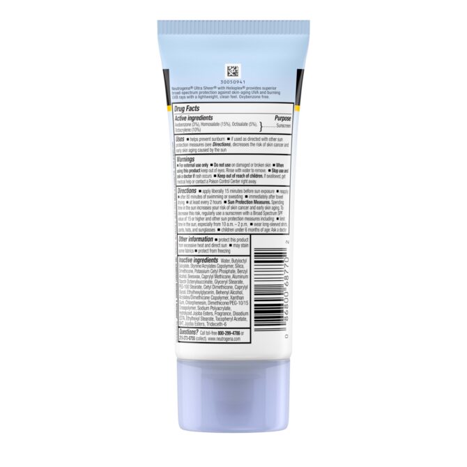 Neutrogena - Ultra Sheer Dry-Touch protector solar en crema FPS 70 - Imagen 2