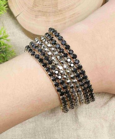 Pulsera con diseño de diamante de imitación - 6 Piezas (sj2212190699029014)