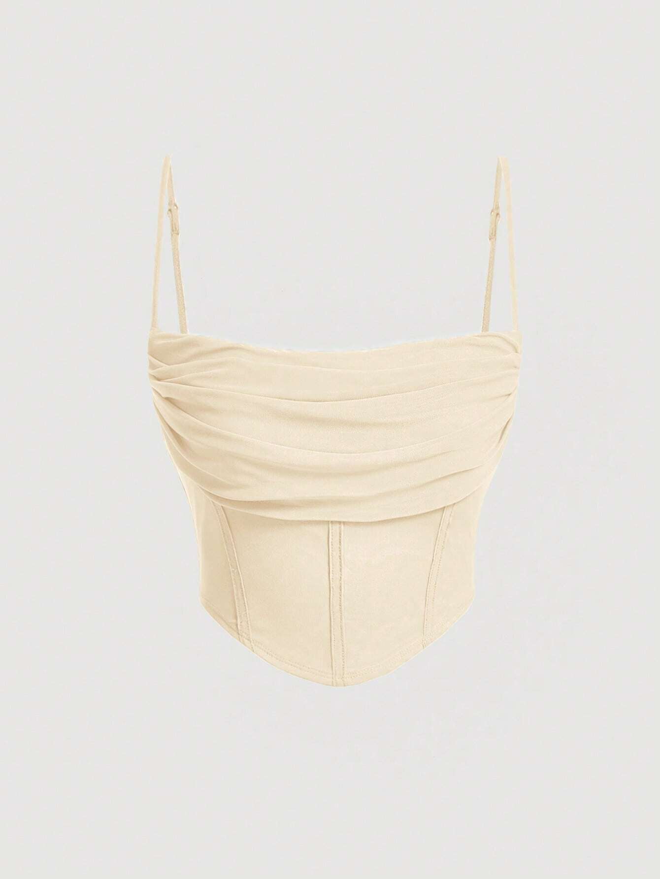 Top de tirantes unicolor fruncido (sw2211012111139301)