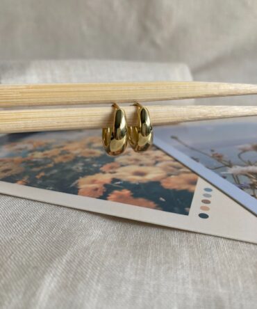 .Zarcillos huggies (F260-02G)