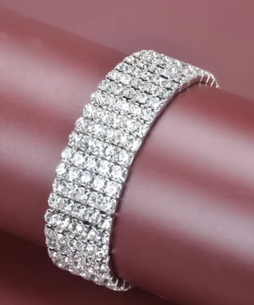 Pulsera con diseño de diamante de imitación (sj2111072331532184)