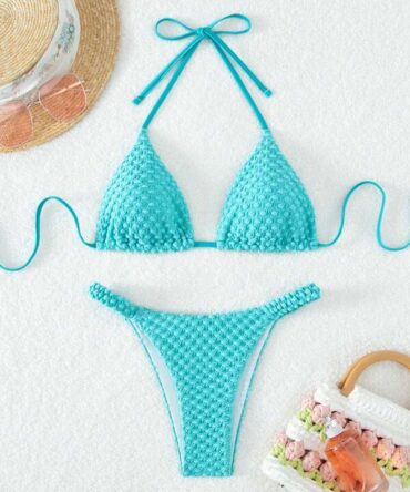 Traje de baño triángulo halter (st2305039003913333)