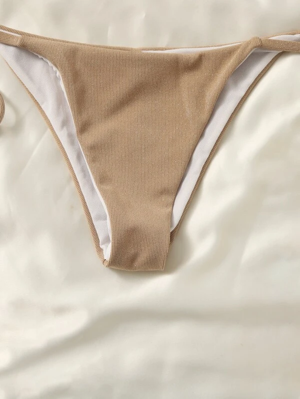Traje de baño triángulo halter brillante (sw2204265586689934) - Imagen 4