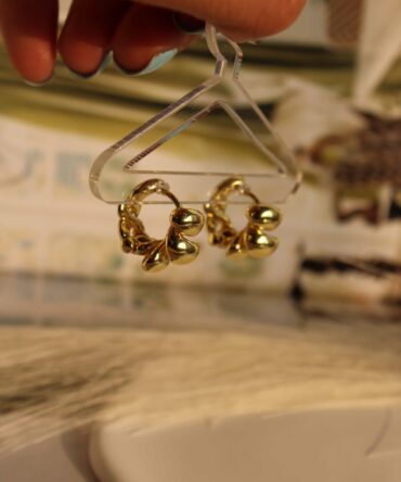 .Zarcillos golden twist (MFW0101-2)