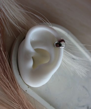 .Silver earcuff (MFW0132-2)