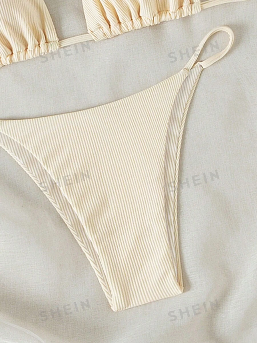Traje de baño con cuello halter en V (sz2402206988559855) - Imagen 4