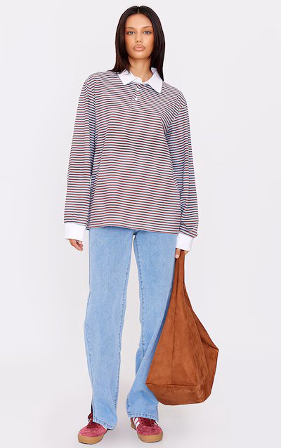 Jeans azules con abertura en el dobladillo (PLT0000040) - Imagen 4