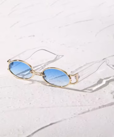 Lentes con cristal ovalado en color azul (sc25043061362571060)