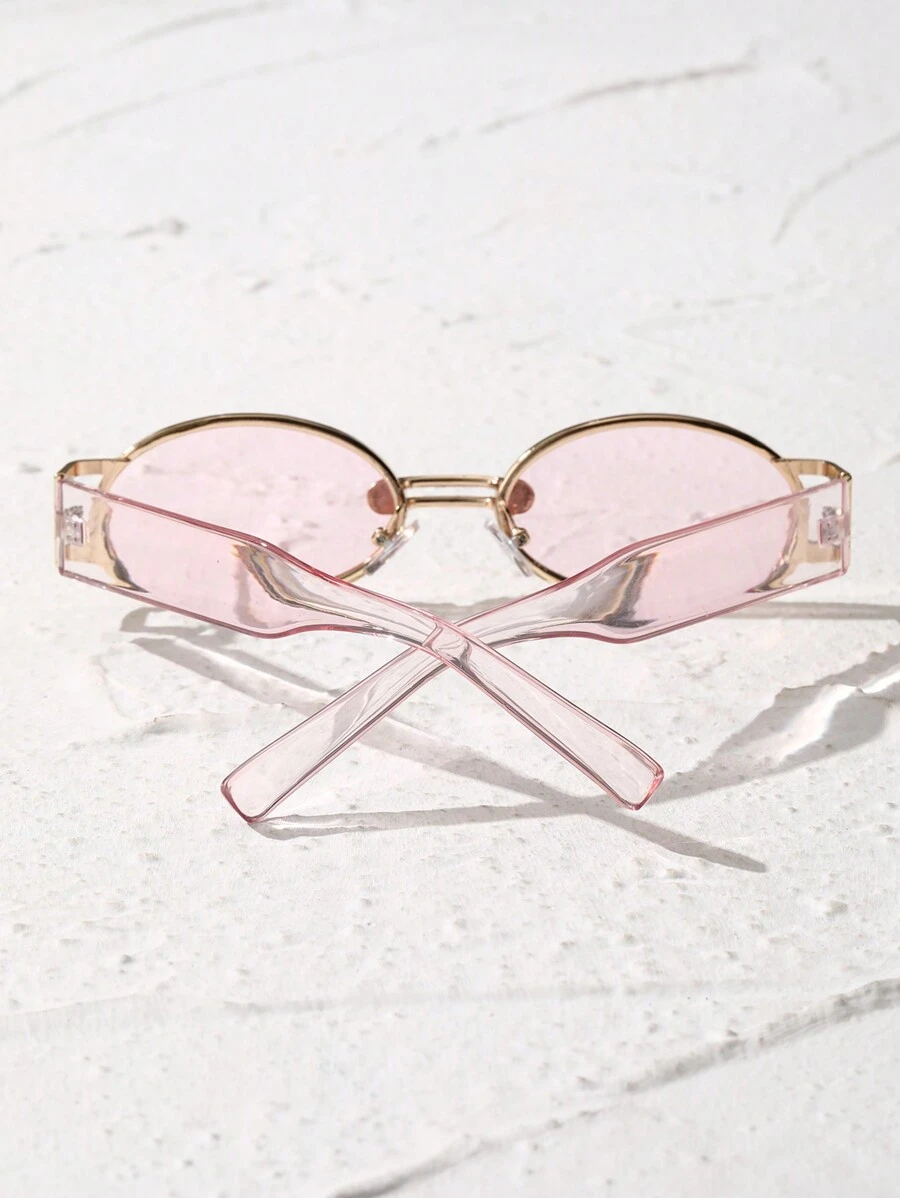 Lentes con cristal ovalado en color rosado (sc25043061362571060) - Imagen 3