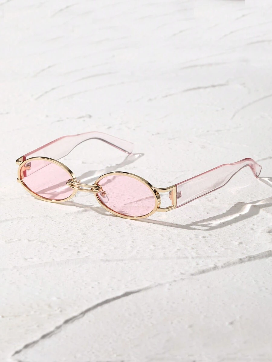 Lentes con cristal ovalado en color rosado (sc25043061362571060) - Imagen 2