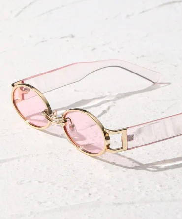 Lentes con cristal ovalado en color rosado (sc25043061362571060)