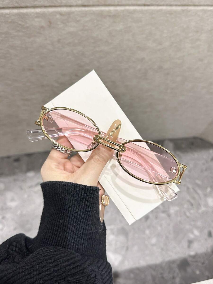 Lentes con cristal ovalado en color rosado (sc25043061362571060) - Imagen 5