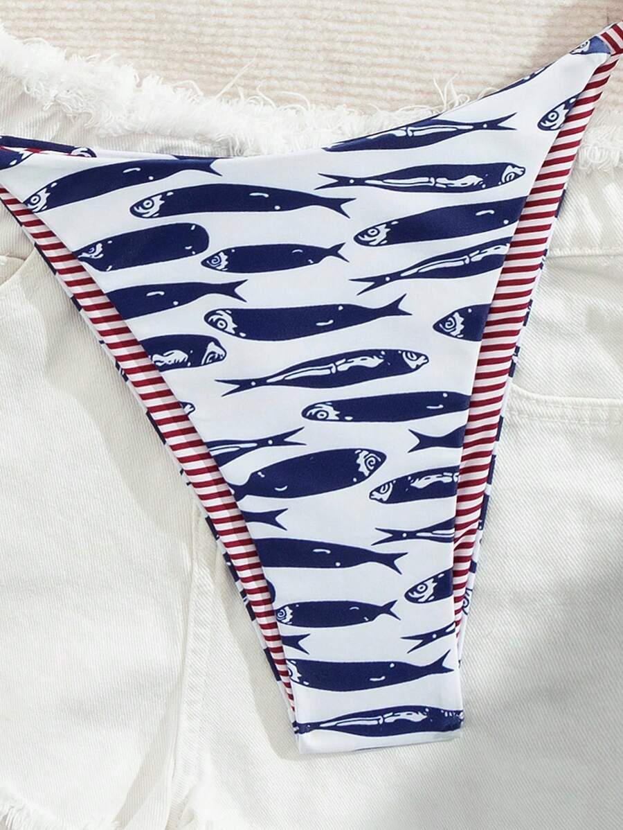 Traje de baño con estampado de pez (sz25060777802857217) - Imagen 5