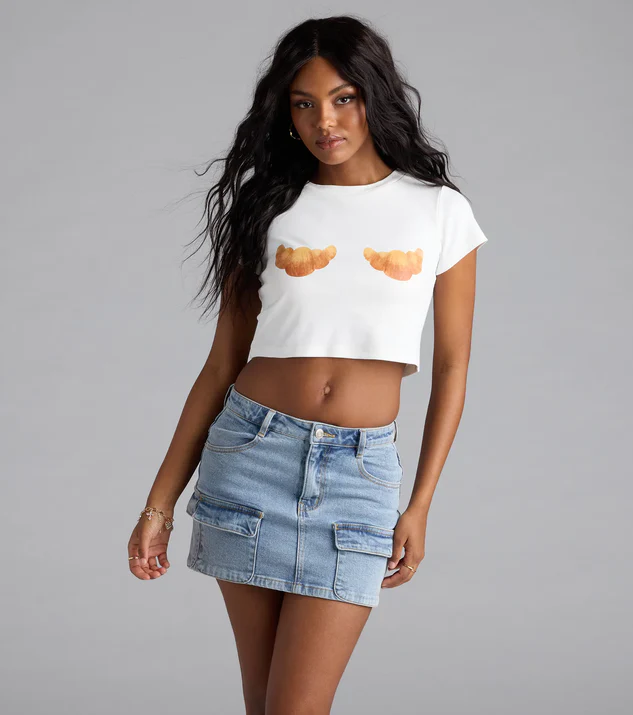 Camiseta de croissant (wndsr9584) - Imagen 2