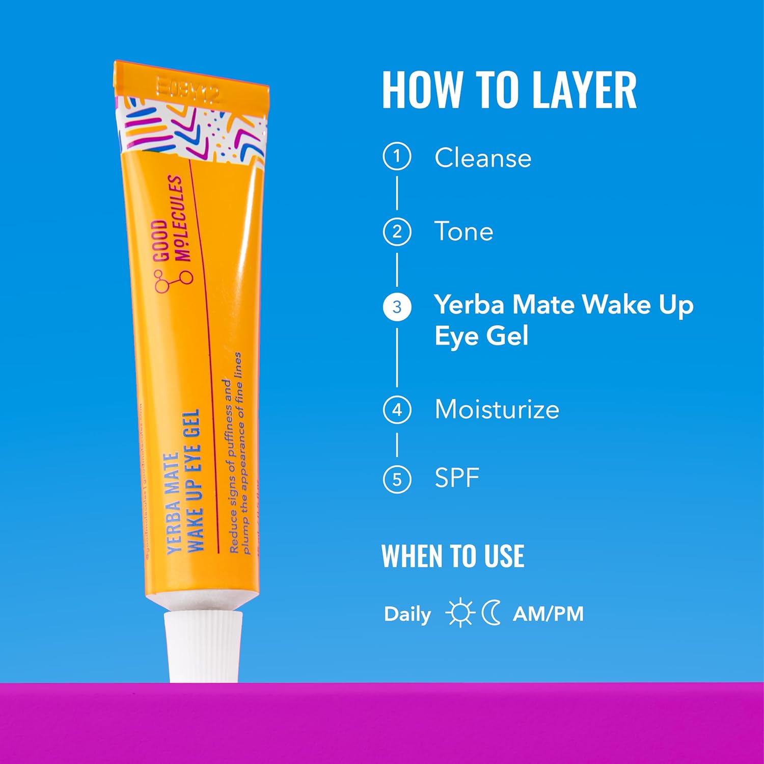 Good Molecules Yerba Mate Wake Up Eye Gel - Imagen 5