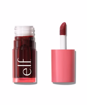 ELF - Sheer For It Blush Tint, tinta de labios + mejillas - Left on red (82320)