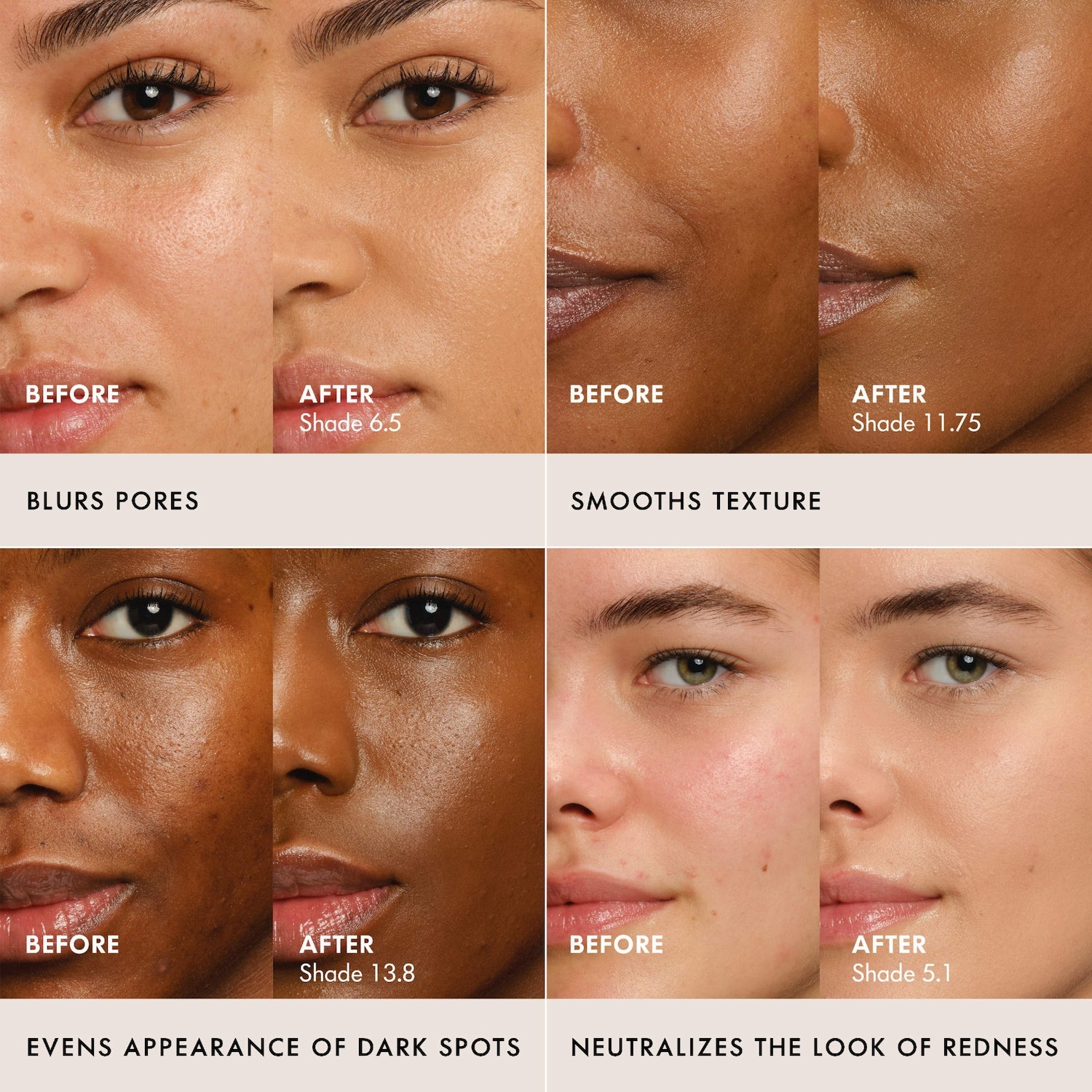 ARMANI - Base de maquillaje líquida Luminous Silk Natural Glow con efecto difuminador y duración de 24 horas - Tono 4.5 - Imagen 5