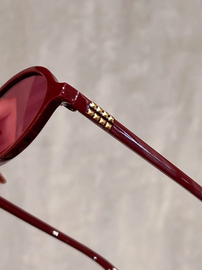 Lentes ovalados con marco vino y cristal vino (sc260419065164454506501-3) - Imagen 2