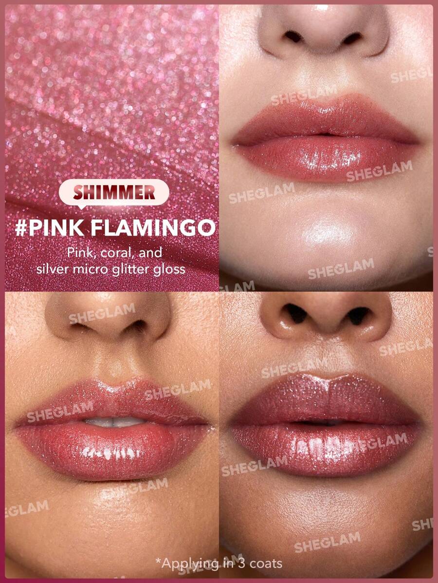 SHEGLAM - Pout-Perfect Shine Lip Plumper - Pink Flamingo (sb2406055633588681) - Imagen 3