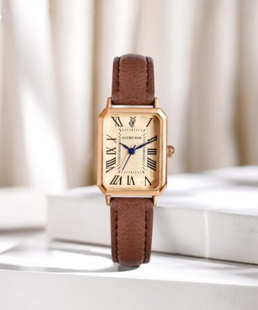 Reloj estilo Vintage Cuadrado de pulsera Marrón (sj2210080396202989)