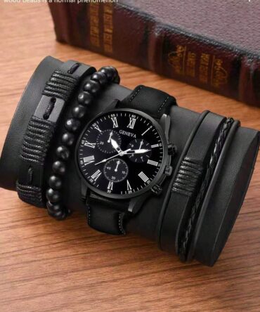 Set Reloj de cuarzo deportivo casual para hombre  (sj2311039038993666)