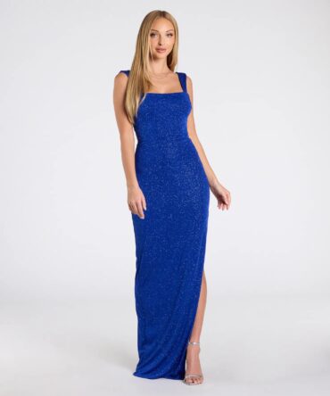 Vestido brillante en color Azul (wndsr9639)