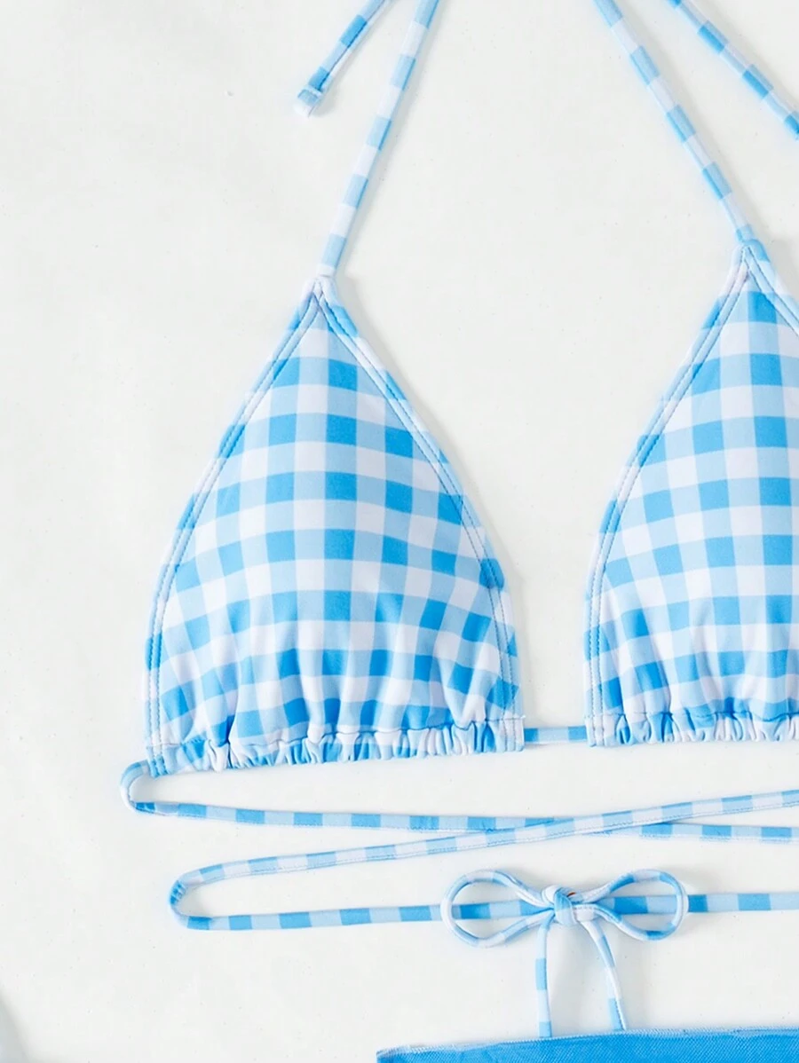 Set de 3 piezas de traje de baño en color azul (sz2410094864185218) - Imagen 5